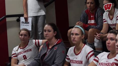 wisconsin volleyball lockerroom videos